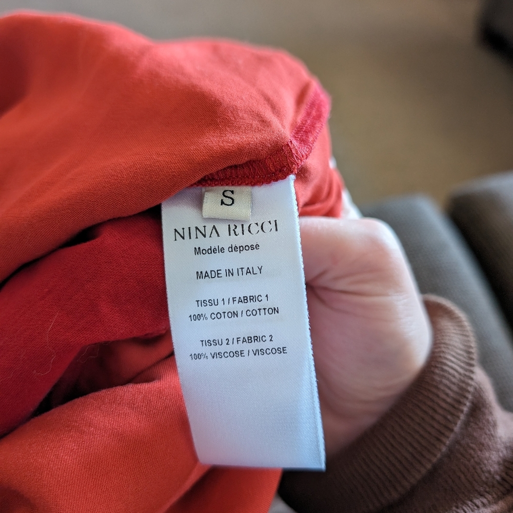 Nina Ricci Tie Front Dress - Picture 4 of 6